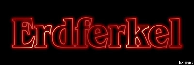 Erdferkel Tekst Effect