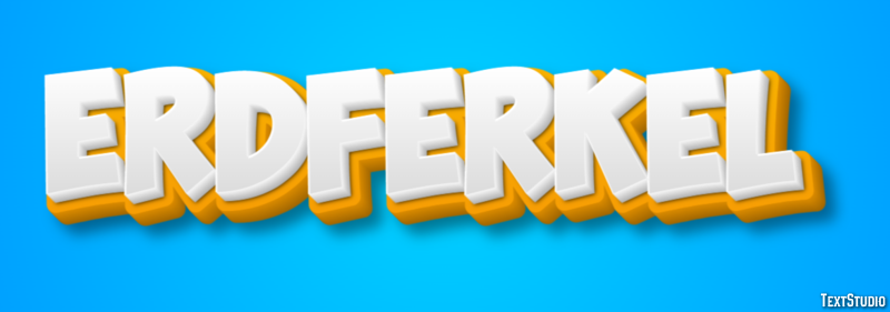 Erdferkel Text Effect
