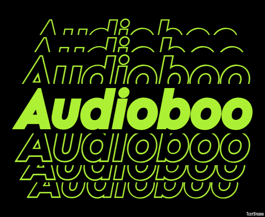Audioboo Efecto de Texto