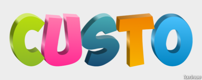 Custo テキスト効果
