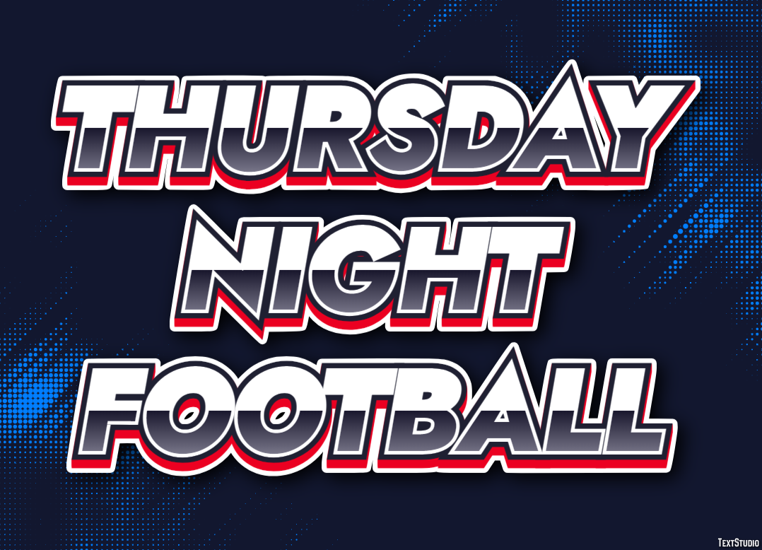 Thursday Night Football Tekst Effect