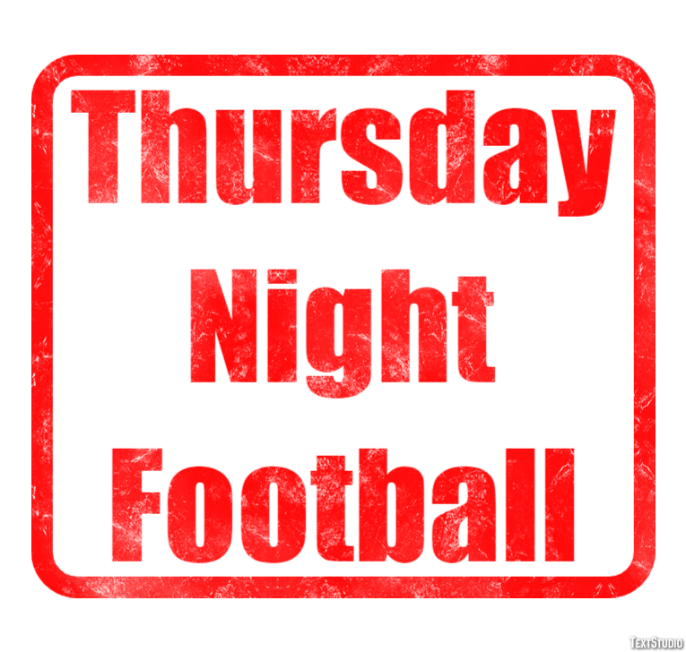 Thursday Night Football Tekst Effect