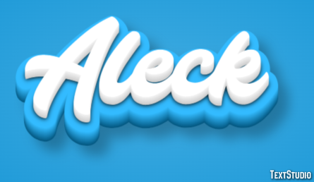 Aleck Text effect