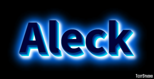 Aleck Text Effect