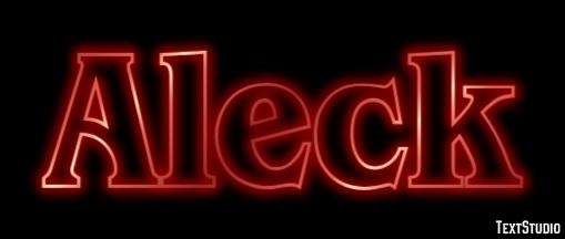 Aleck Text Effect