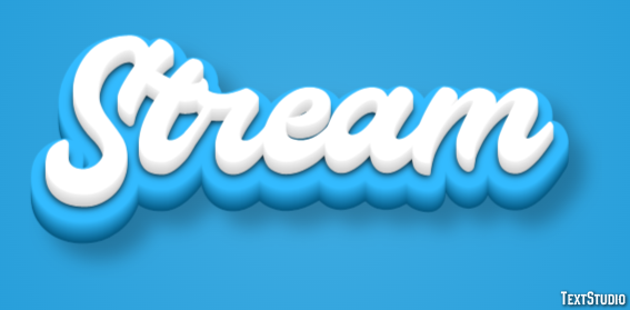 Stream Text Effect