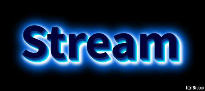Stream Text Effect