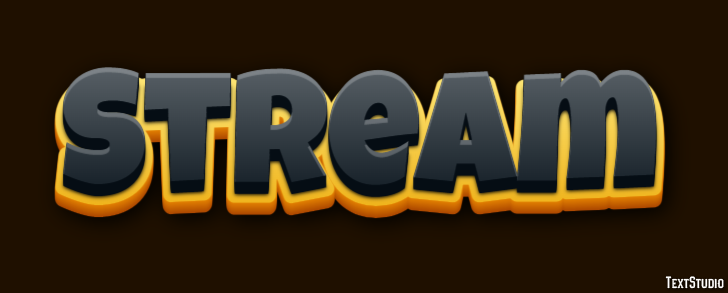 Stream Text Effect