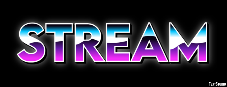 Stream Text Effect