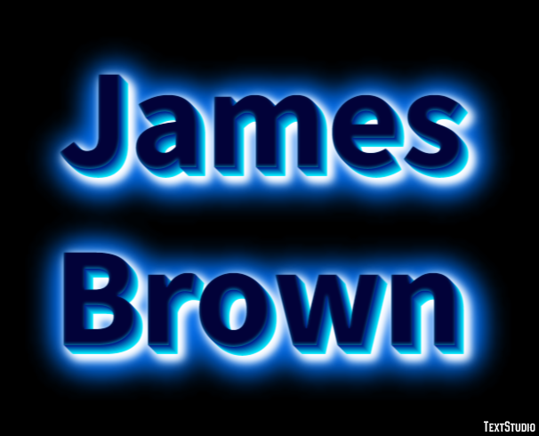 James Brown Efecto de Texto