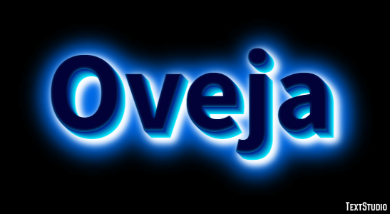Oveja Effet de texte