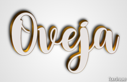 Oveja Effet de texte