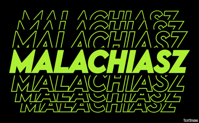 Malachiasz Efekt tekstowy