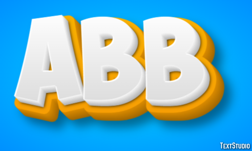 ABB Efeito de texto