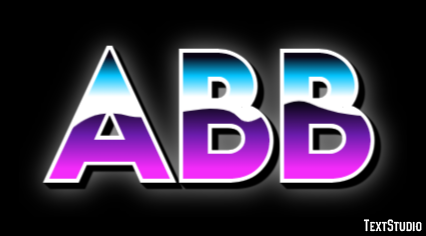 ABB Efeito de texto