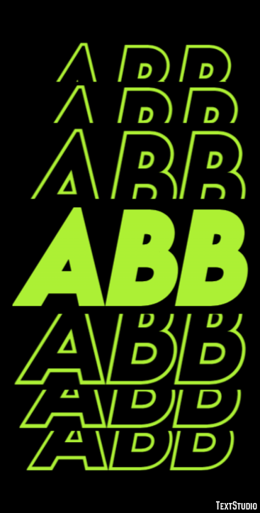 ABB Efeito de texto
