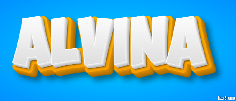 Alvina テキスト効果