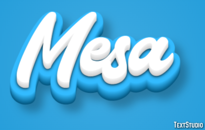 Mesa Efekt tekstowy