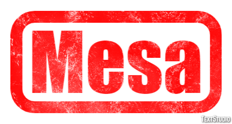 Mesa Efekt tekstowy