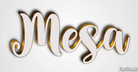 Mesa Efekt tekstowy