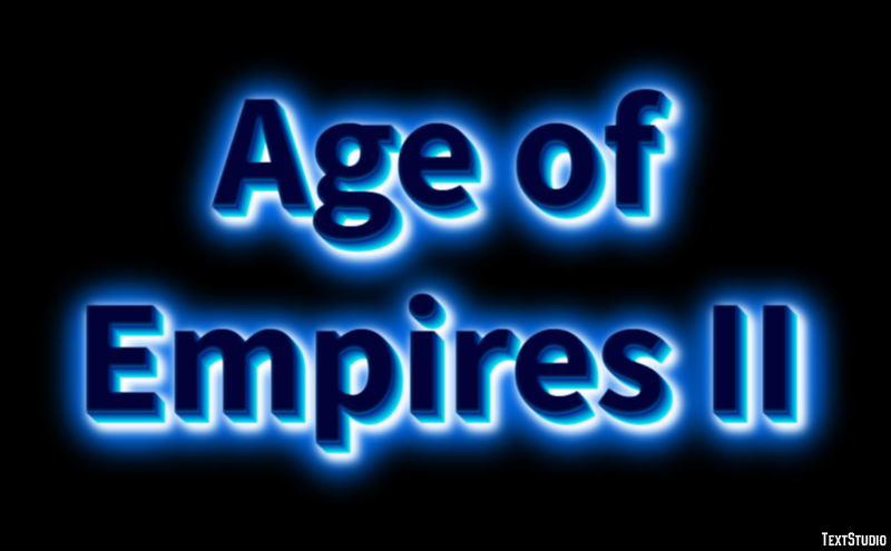 Age of Empires II Effetto testo