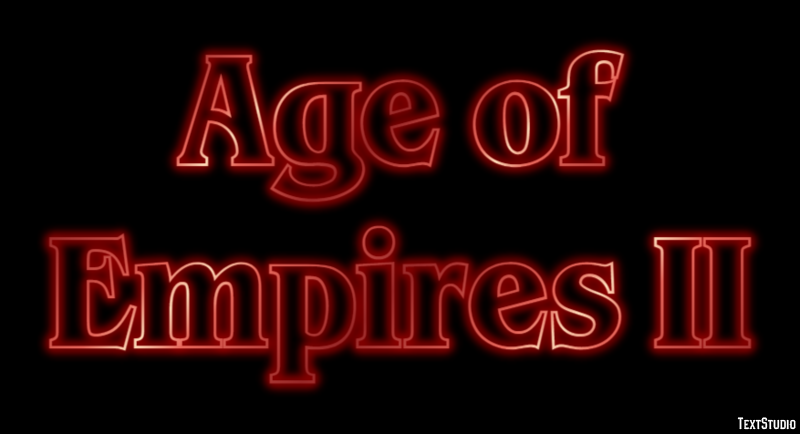 Age of Empires II Texteffekt