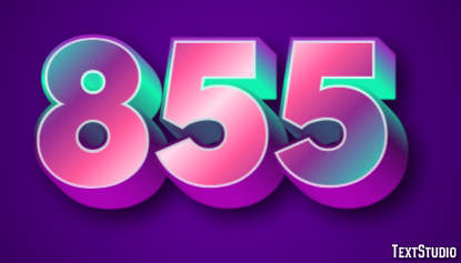 855 Text Effect