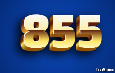 855 Text Effect
