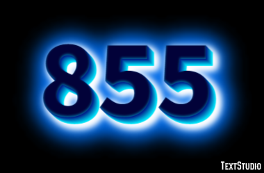 855 Text Effect