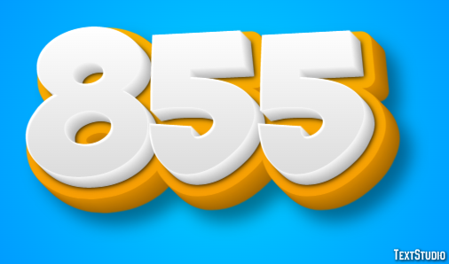 855 Text Effect