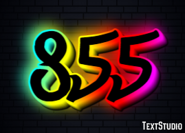 855 Text Effect