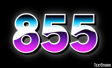 855 Text Effect