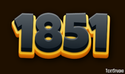 1851 テキスト効果