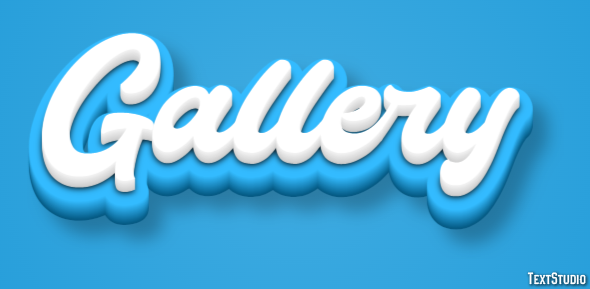 Gallery Text Effect