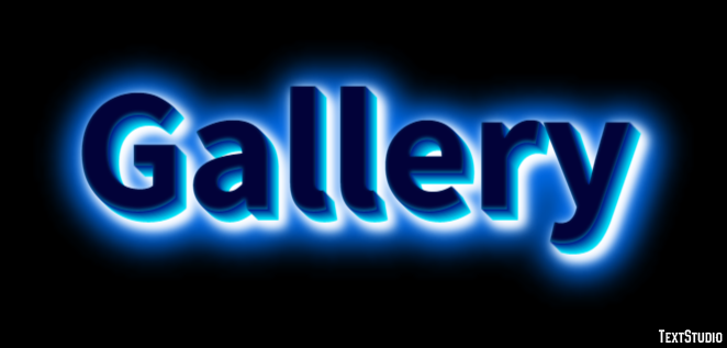 Gallery Efekt tekstowy