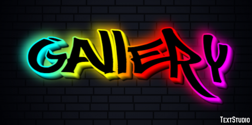 Gallery Text Effect
