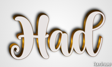 Had Text effect