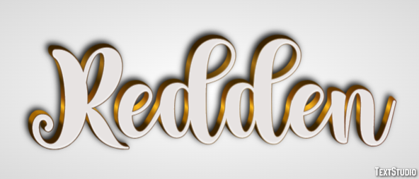 Redden Texteffekt