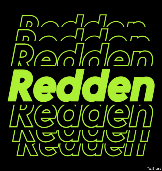 Redden Texteffekt
