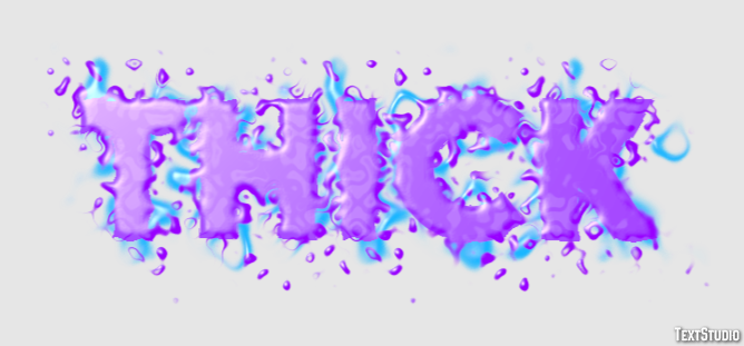 Thick Text Effect