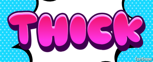 Thick Text Effect