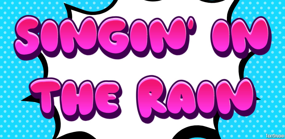Singin' in the Rain Text Effect