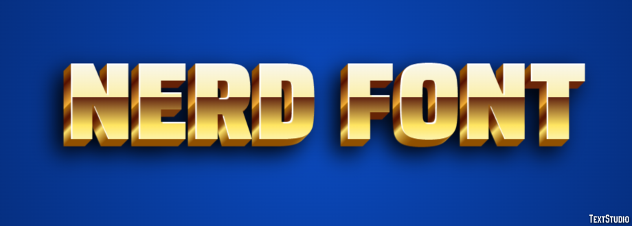 Nerd Font Texteffekt