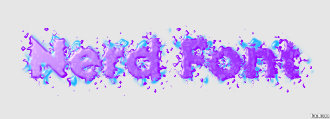 Nerd Font Texteffekt