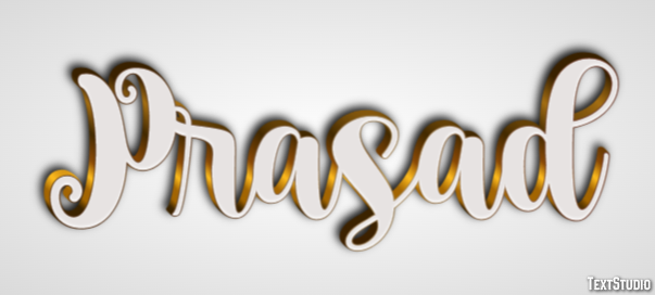 Prasad Text Effect