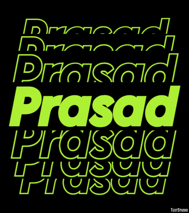 Prasad Text Effect