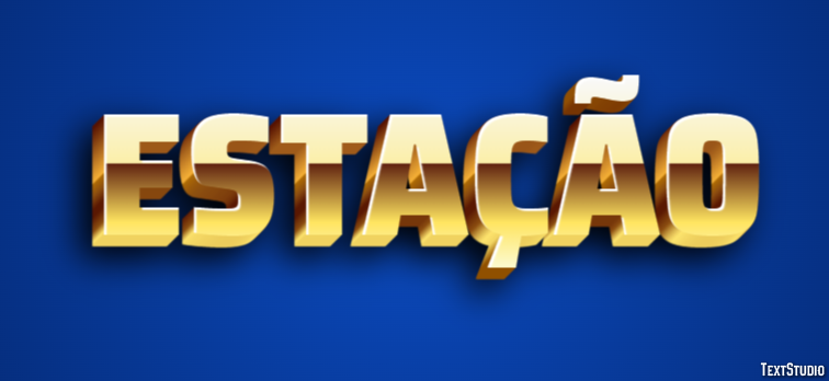 Estação Text Effect