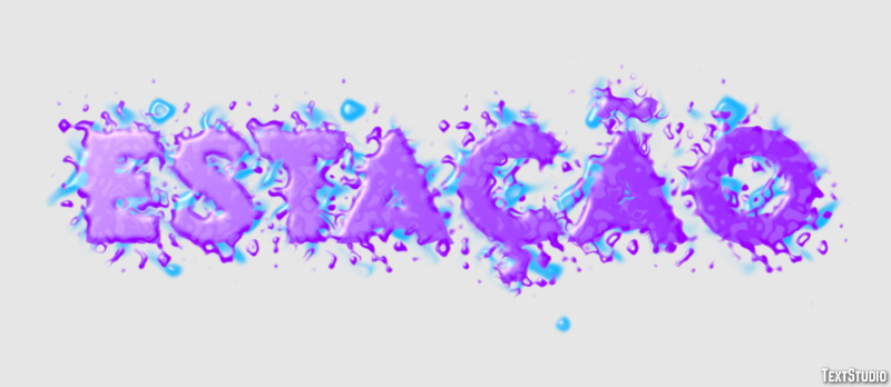 Estação Text Effect