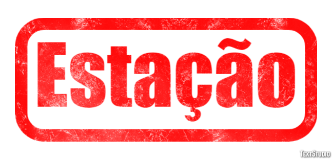 Estação Text Effect