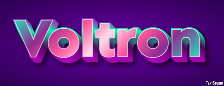 Voltron Effet de Texte